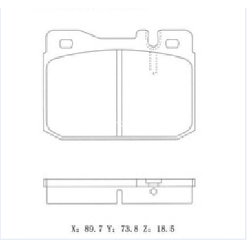 GDB1103 0014202420 Para pastilhas de travão VW BENZ BMW